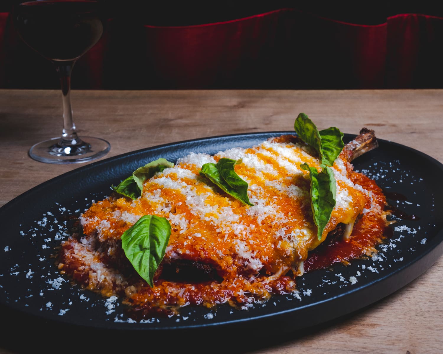 Tomato basil pasta at Notte